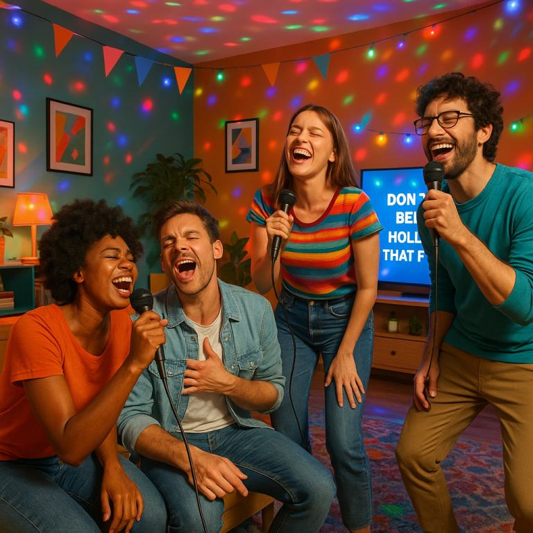 Karaokê em casa, divirta-se com amigos